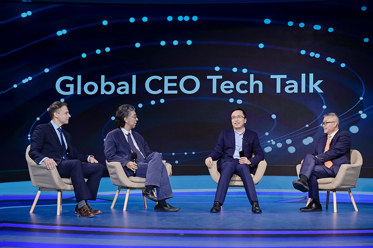 路透社全球CEO科技对话节目现场