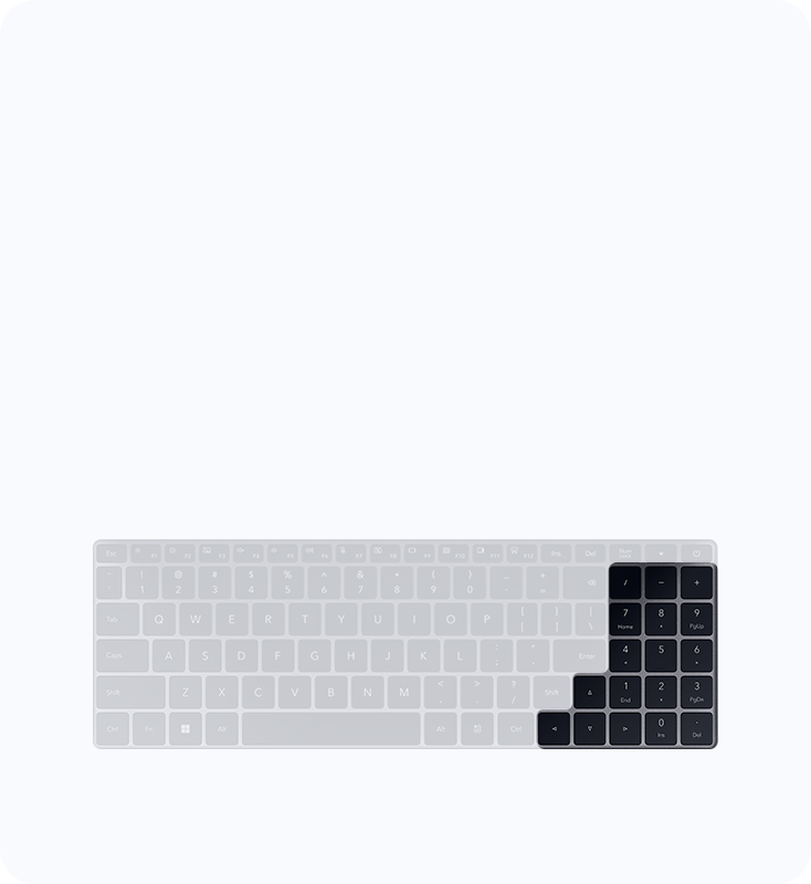 荣耀MagicBook X 16  独立数字小键盘