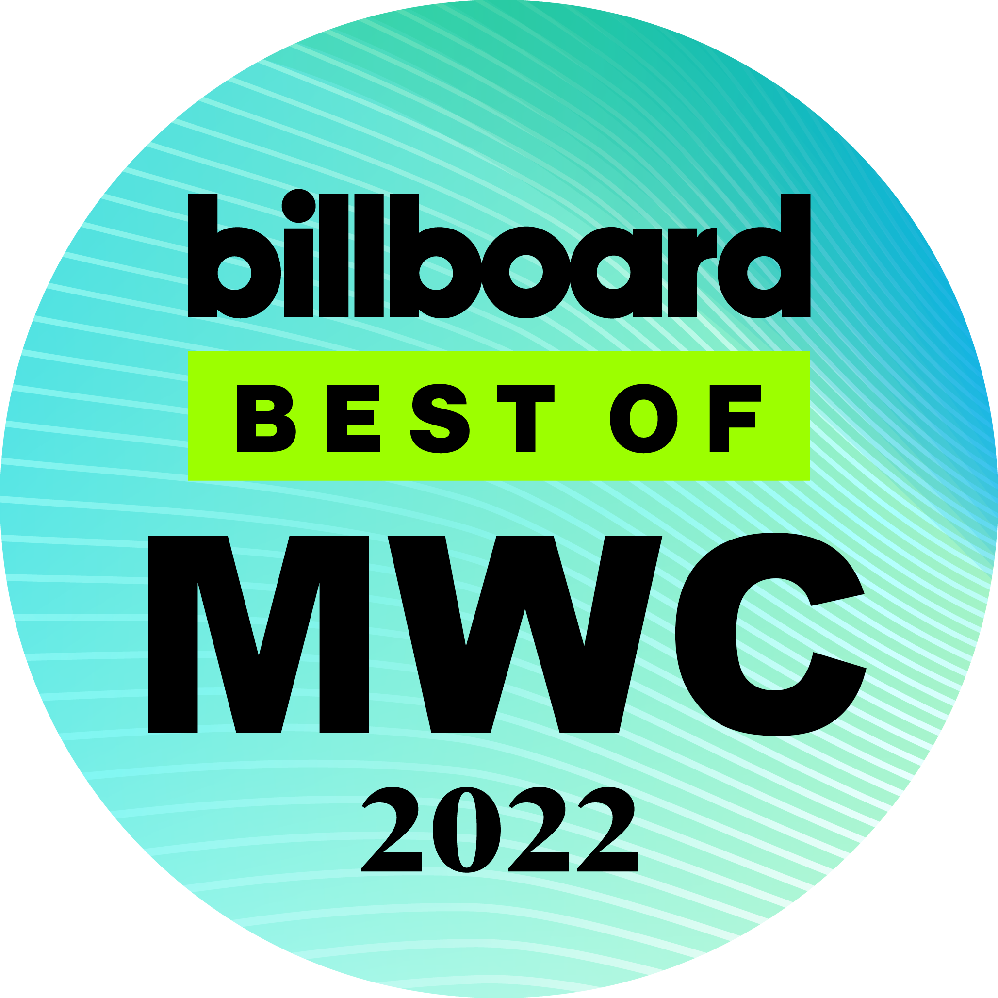 جائزة Best of MWC من Top music media Billboard