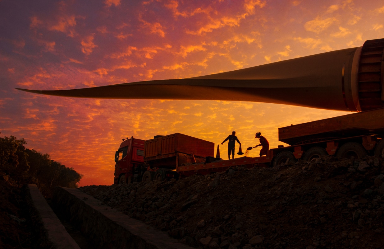 Laborers at Sunset