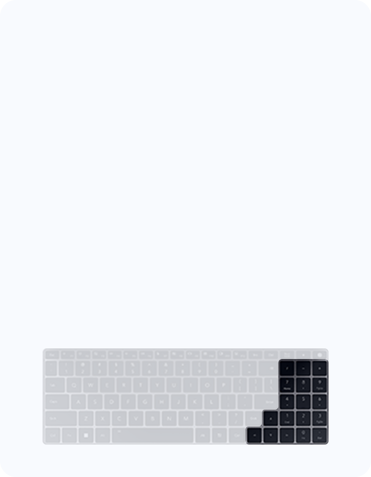 HONOR MagicBook X 16 2023-Полноразмерная клавиатура с цифровым блоком